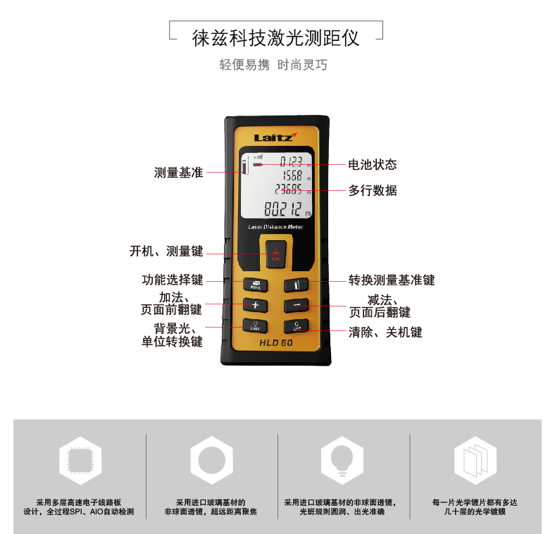 HLD60 (0.05-80m)激光测距仪